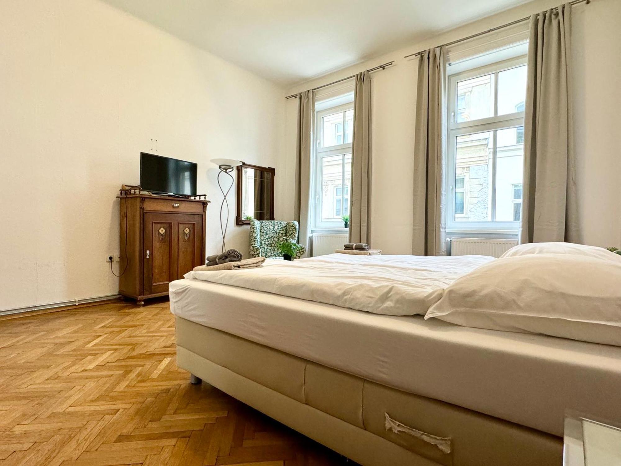 Cosy Apartment Located At Famous Vienna Kutschkermarkt Exterior foto