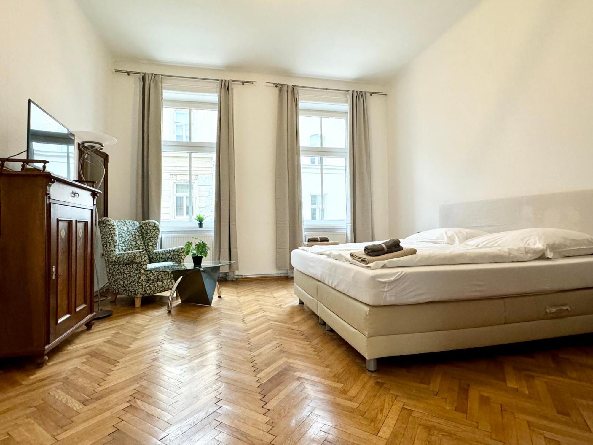 Cosy Apartment Located At Famous Vienna Kutschkermarkt Exterior foto